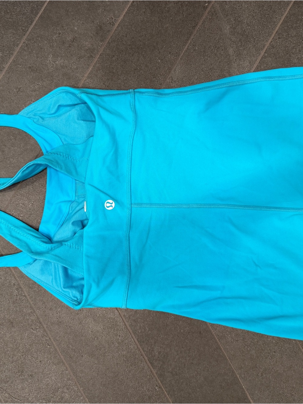 lululemon athletica Turquoise Racerback Tank - Picture 2 of 2